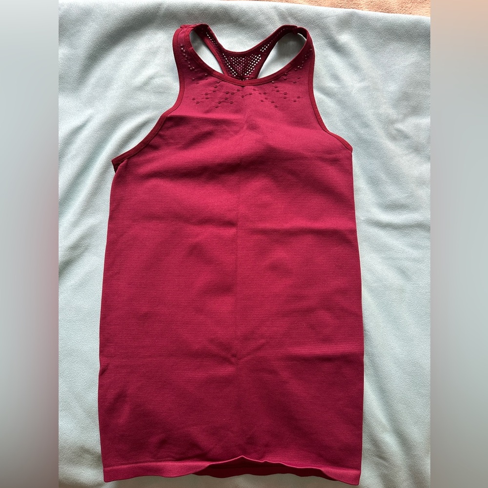 FP movement Burgundy Racerback Tank Top size s